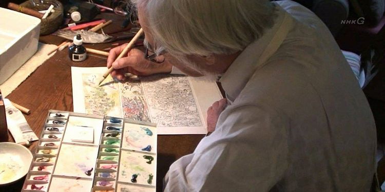 Miyazaki al lavoro Miyazaki al lavoro